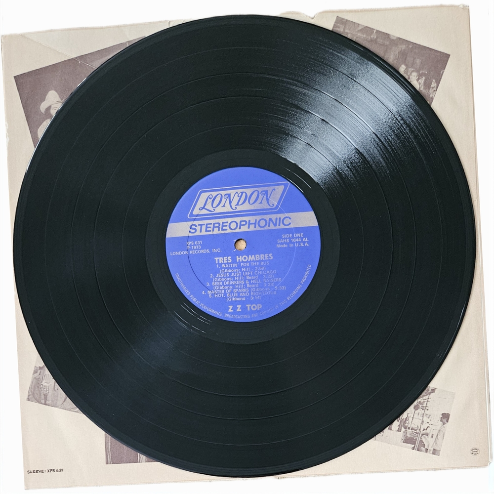 ZZ TOP•Tres Hombres•1973 US Stereo•(#XPS 631)•AMR Pressing - Picture 3 of 13